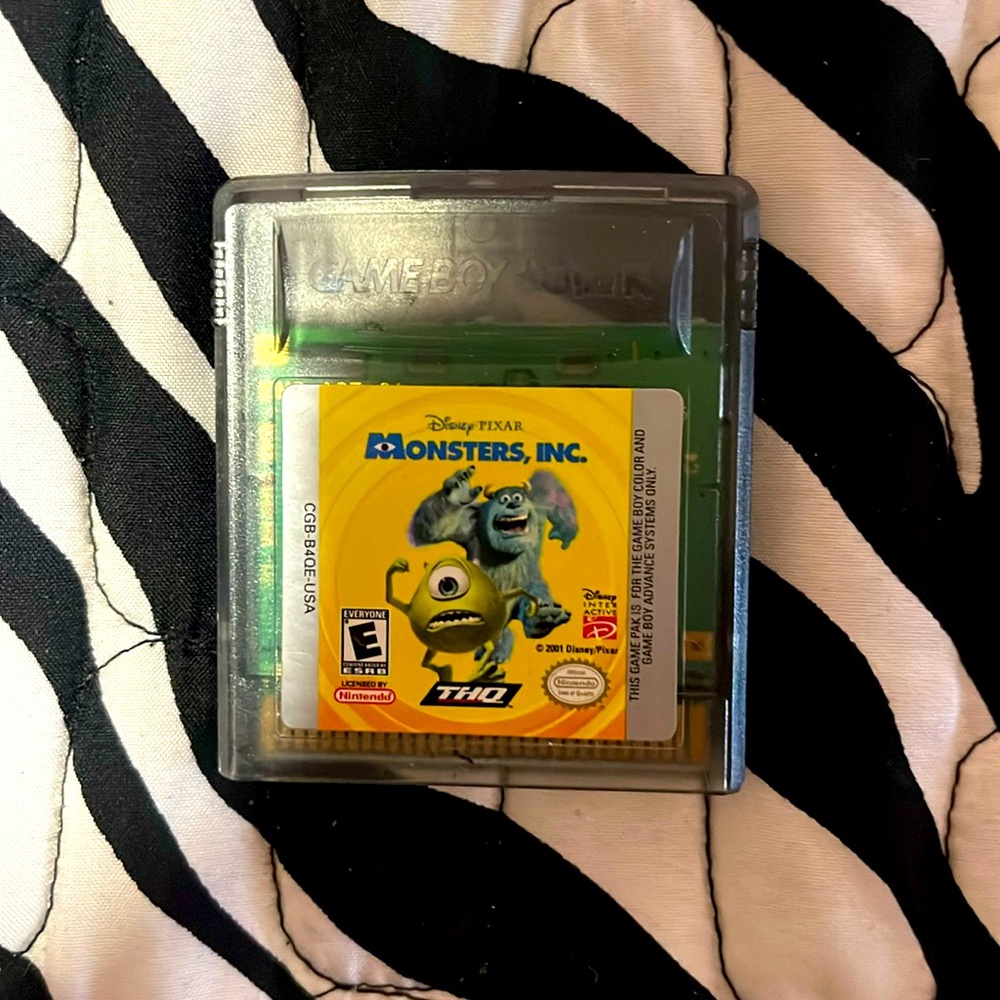Nintendo Game Boy Color Game Cartridge - Monsters, Inc.